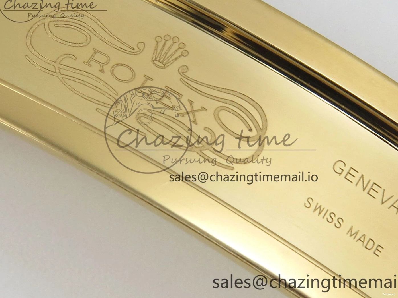 Bezel YG Crystals MPF SA4801 Skeleton Bracelet Custom 40mm Modded Green Dial Daytona on 0427